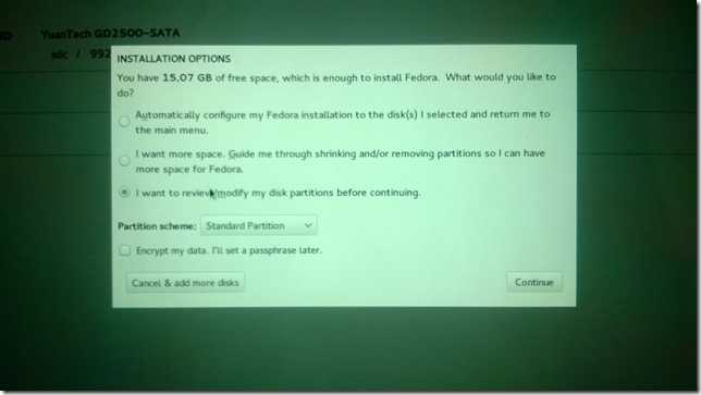 Disk partition