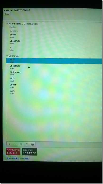 Partitions