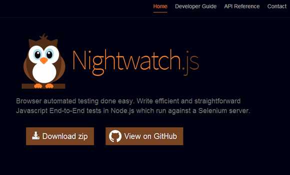 nightwatch.js – 轻松实现浏览器的自动测试