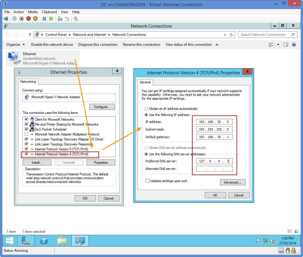 Network setting