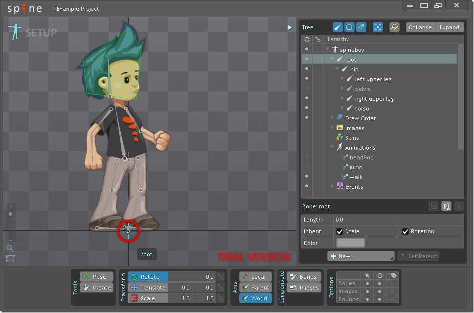 uni2d unity4.3 2d skeletal animation