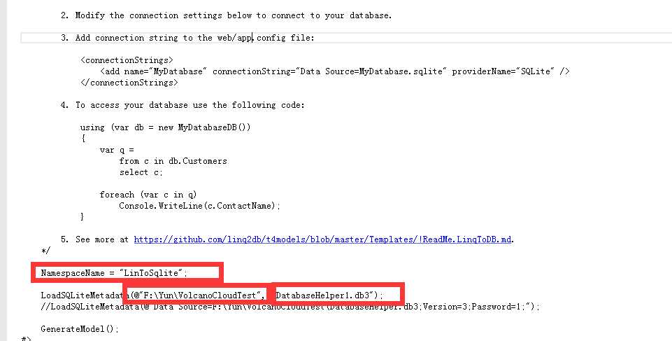 CopyMe.SQLite.tt.txt 模板文件