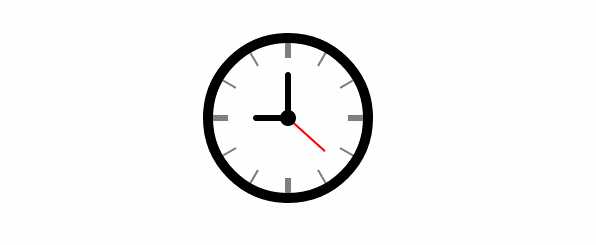 CSS3使用Animation steps属性实现指针时钟效果