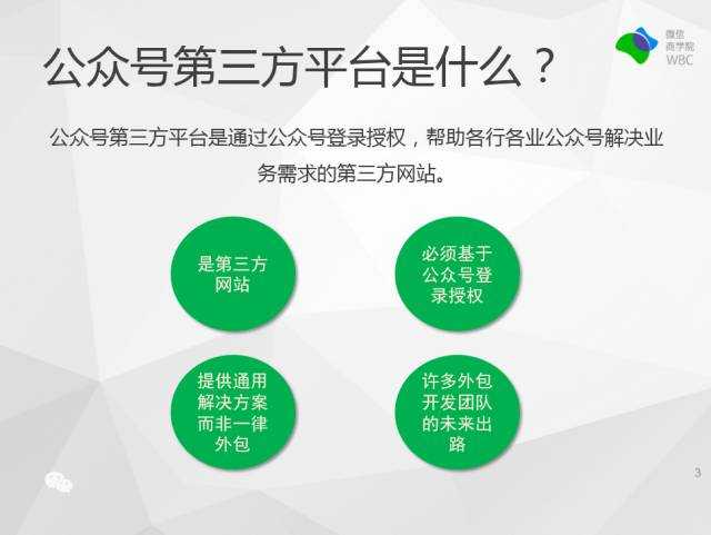 公众号第三方平台是什么？