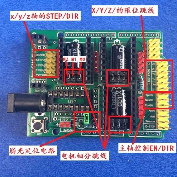 arduino cnc shiled 和 drv8825驱动板的注意事项