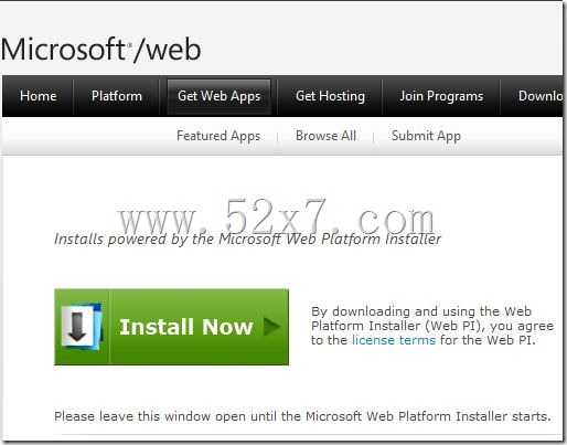 WebPlatformInstallerPHP535