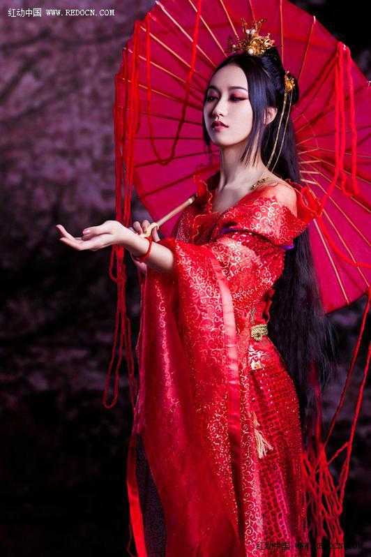 ‘ps打造绝美质感古风照片‘