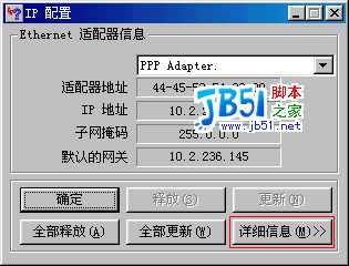 “IP配置”对话框