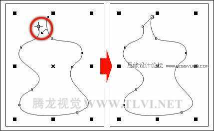 CorelDRAW中手绘工具的用法,破洛洛