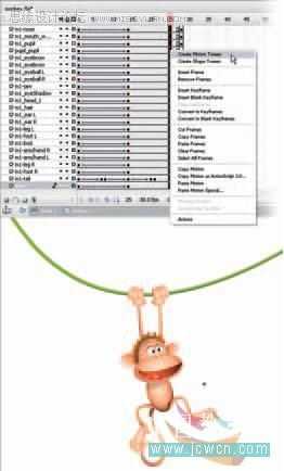 Flash cs3鼠绘教程：动画技巧之绘制猴子,PS教程,思缘教程网