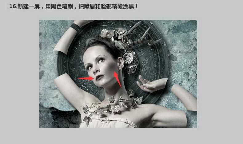 ‘Photoshop合成非常恐怖的女木偶提线傀儡教程‘