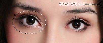 ‘使用Photoshop液化和变形工具增大人像眼睛‘
