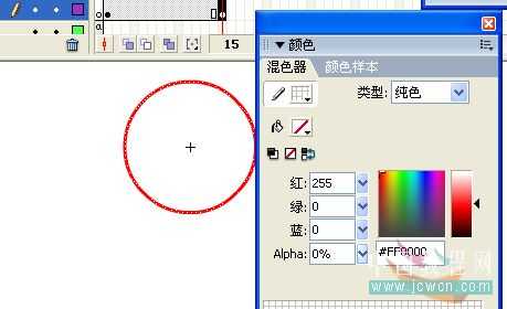Flash新手教程:跟随鼠标的圈圈动画