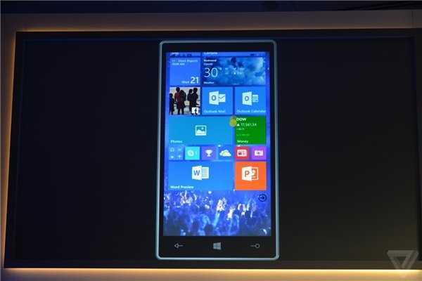 Windows 10手机全方位展示：触摸Office、通用应用