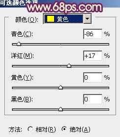 ‘Photoshop将草地人物图片调制出秋季漂亮的橙色效果‘