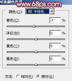 ‘Photoshop将草地人物图片调制出秋季漂亮的橙色效果‘