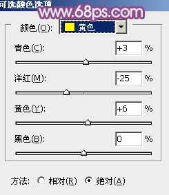 ‘Photoshop为站在野花从中的美女调制出柔美的淡紫色‘