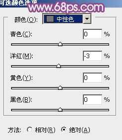 ‘Photoshop为站在野花从中的美女调制出柔美的淡紫色‘
