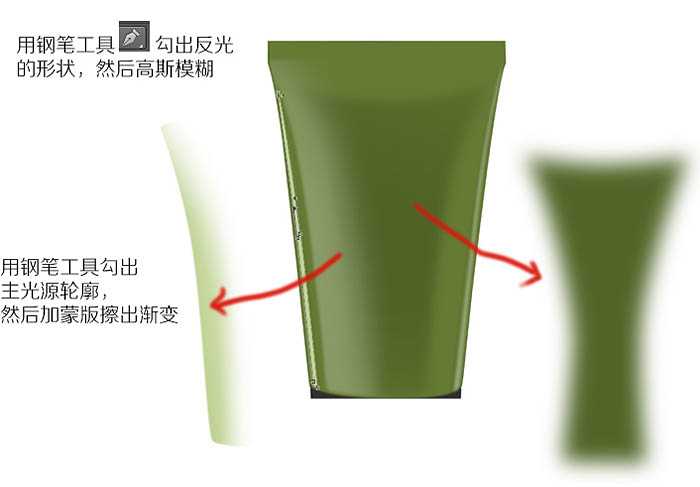 ‘Photoshop为护肤产品图片完美修复磨砂‘