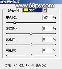 ‘Photoshop为树林人物图片打造流行的橙黄色‘