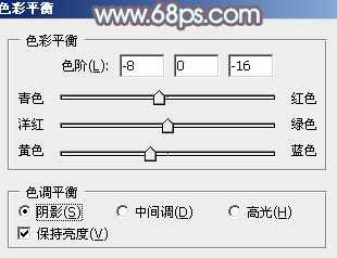 ‘Photoshop为树林人物图片打造流行的橙黄色‘