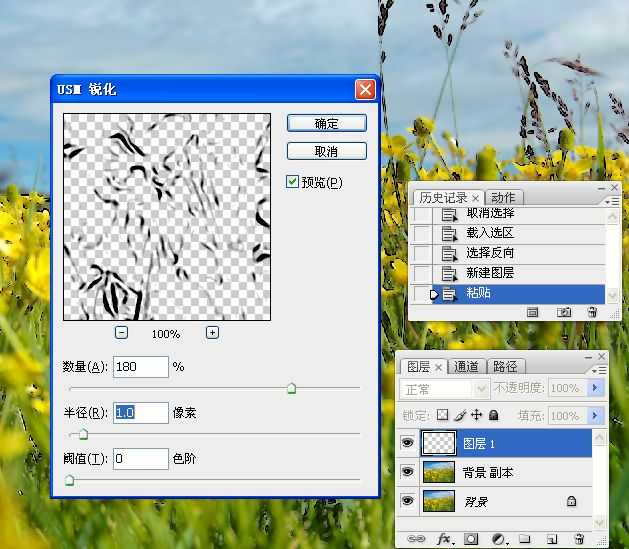 ‘photoshop锐化技术知识学习‘