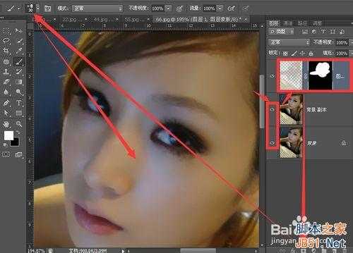 ‘photoshop去掉照片上人物的雀斑等瑕疵‘