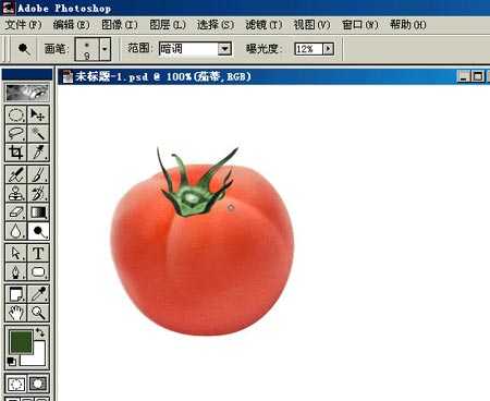 ‘PHOTOSHOP鼠绘出逼真蕃茄教程‘