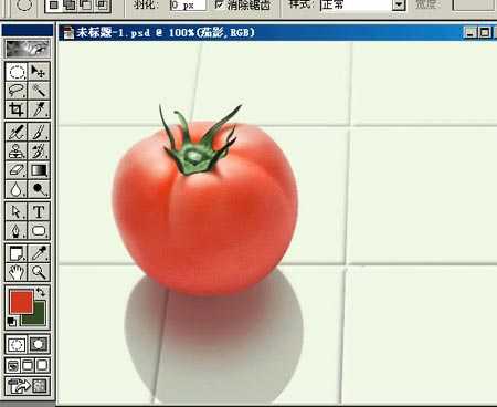 ‘PHOTOSHOP鼠绘出逼真蕃茄教程‘