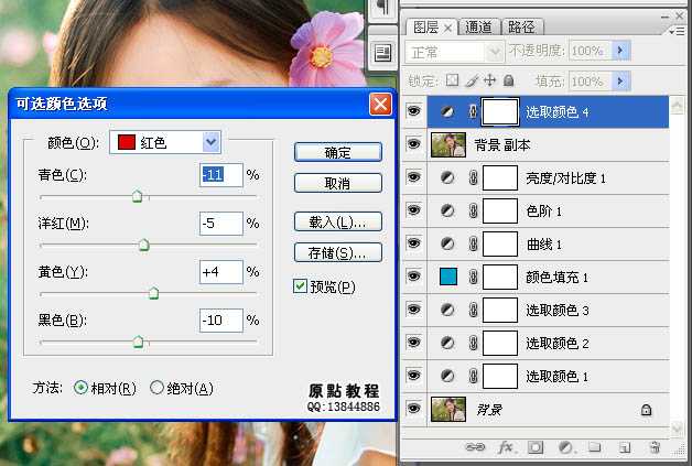 ‘Photoshop为外景写真图片增加蜜糖色效果‘