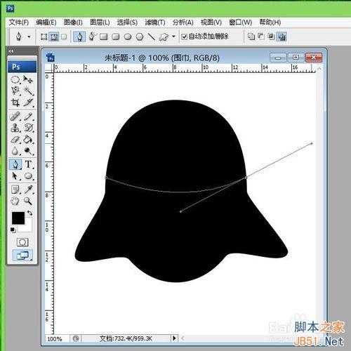 ‘如何画qq企鹅?ps路径工具绘制qq企鹅方法‘