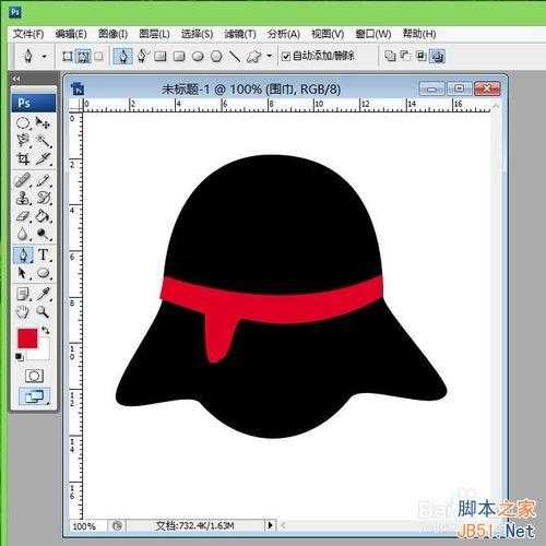 ‘如何画qq企鹅?ps路径工具绘制qq企鹅方法‘