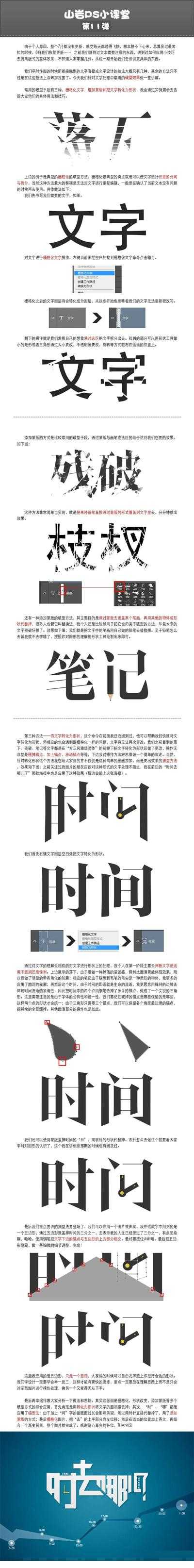 ‘PS制作创意文字破型效果技巧介绍‘