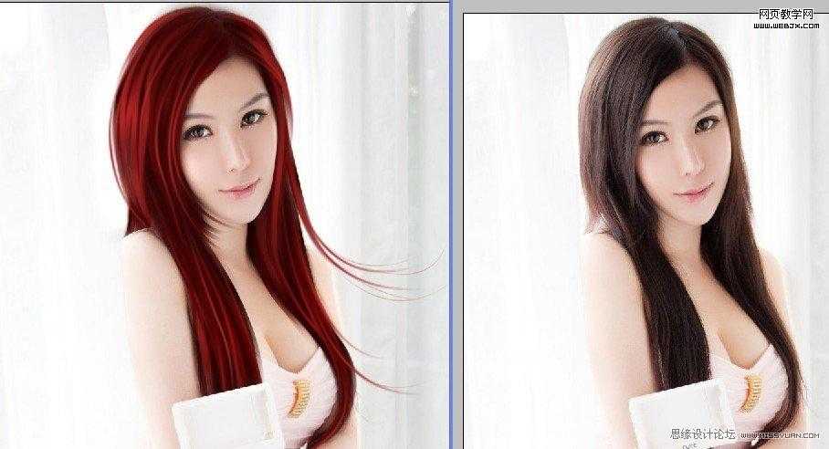 ‘Photoshop将把美女照片制作出的漂亮转手绘教程‘