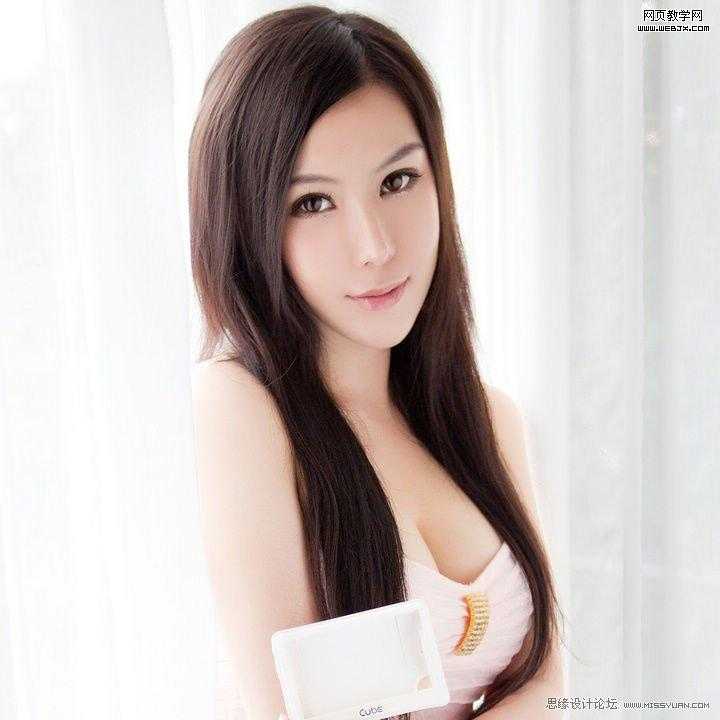 ‘Photoshop将把美女照片制作出的漂亮转手绘教程‘