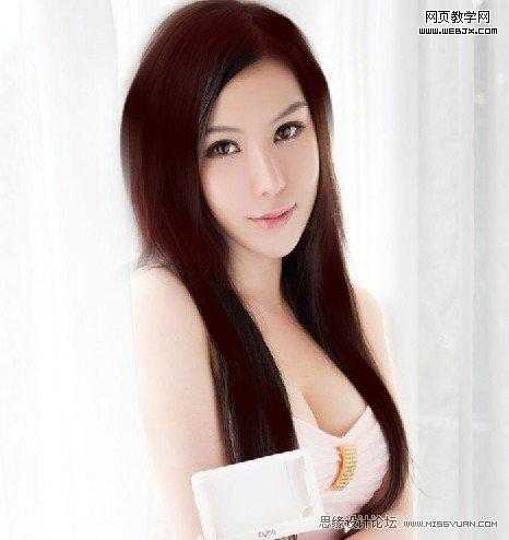 ‘Photoshop将把美女照片制作出的漂亮转手绘教程‘