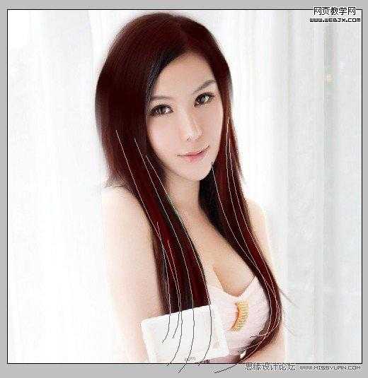 ‘Photoshop将把美女照片制作出的漂亮转手绘教程‘