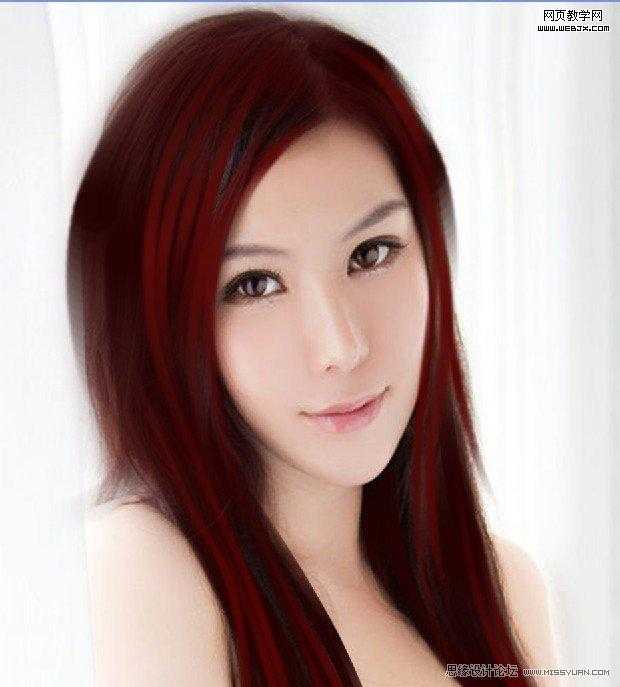 ‘Photoshop将把美女照片制作出的漂亮转手绘教程‘