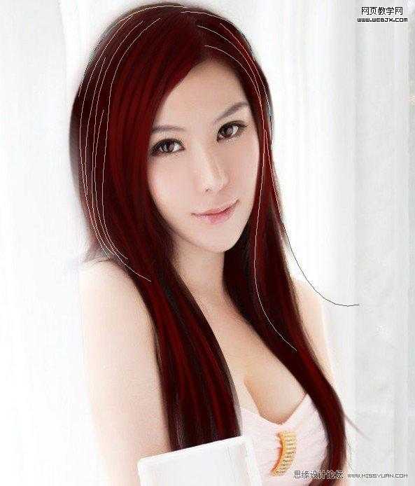 ‘Photoshop将把美女照片制作出的漂亮转手绘教程‘