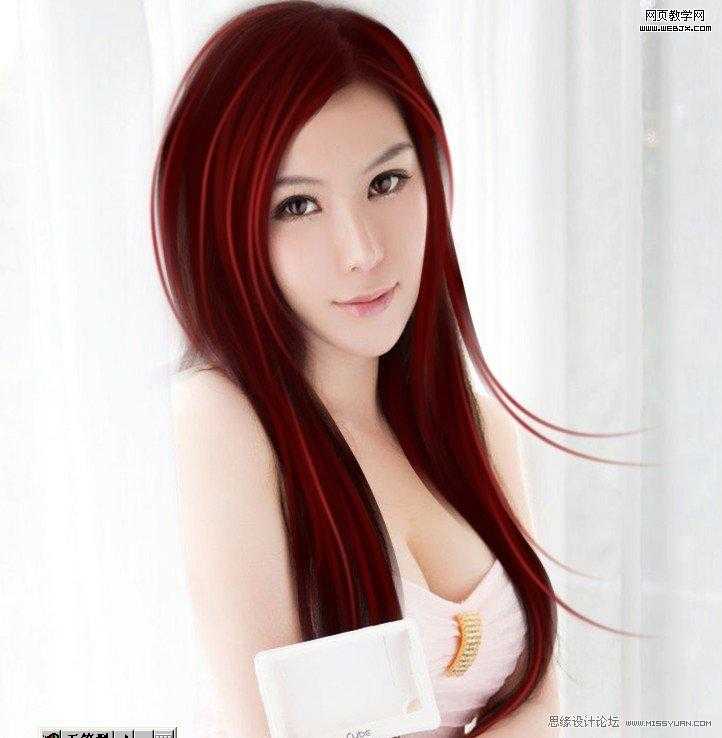 ‘Photoshop将把美女照片制作出的漂亮转手绘教程‘