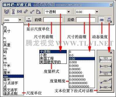 CorelDRAW中度量工具的应用,破洛洛
