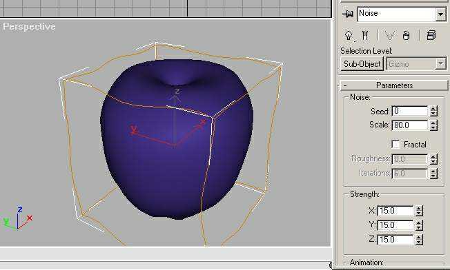 用3Dmax制作超现实主义苹果