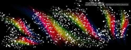 ‘Photoshop制作绚丽的彩色光线效果图‘