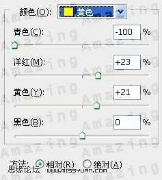 ‘PS将绿色的外景人物图片变成古典橙褐色‘