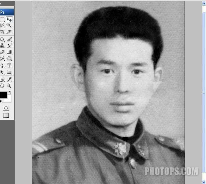 ‘PhotoShop为老照片翻新修复教程‘