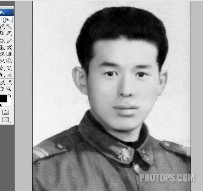 ‘PhotoShop为老照片翻新修复教程‘