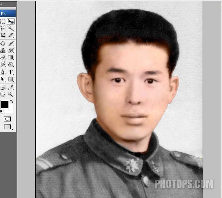 ‘PhotoShop为老照片翻新修复教程‘