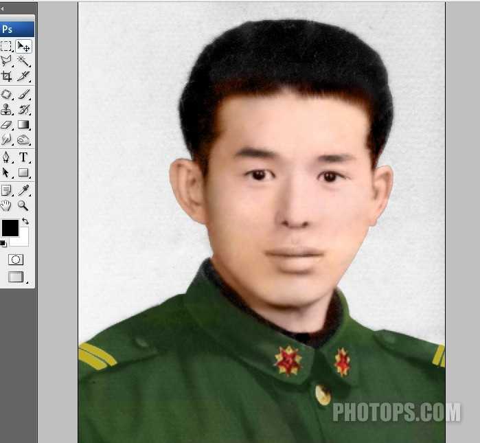 ‘PhotoShop为老照片翻新修复教程‘