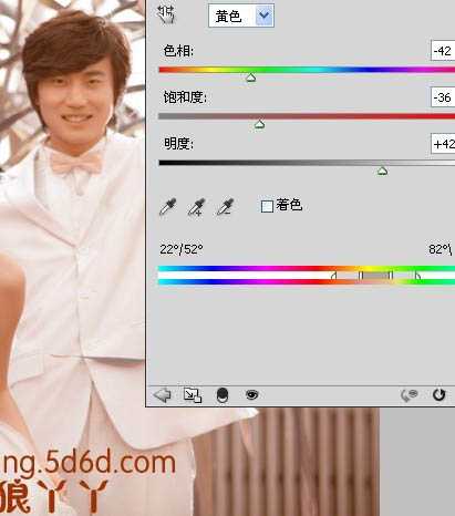 ‘Photoshop为外景婚片打造出浪漫的蓝紫色‘