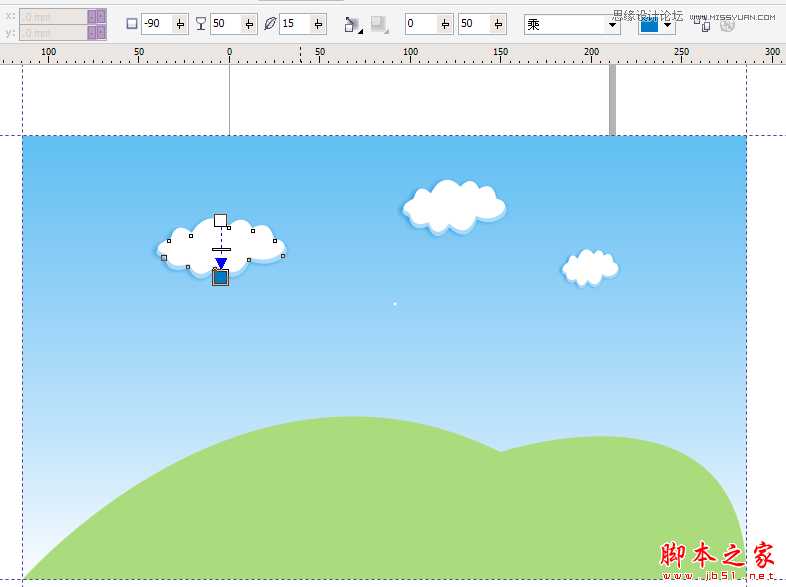 CorelDraw制作卡通桌面教程,脚本之家